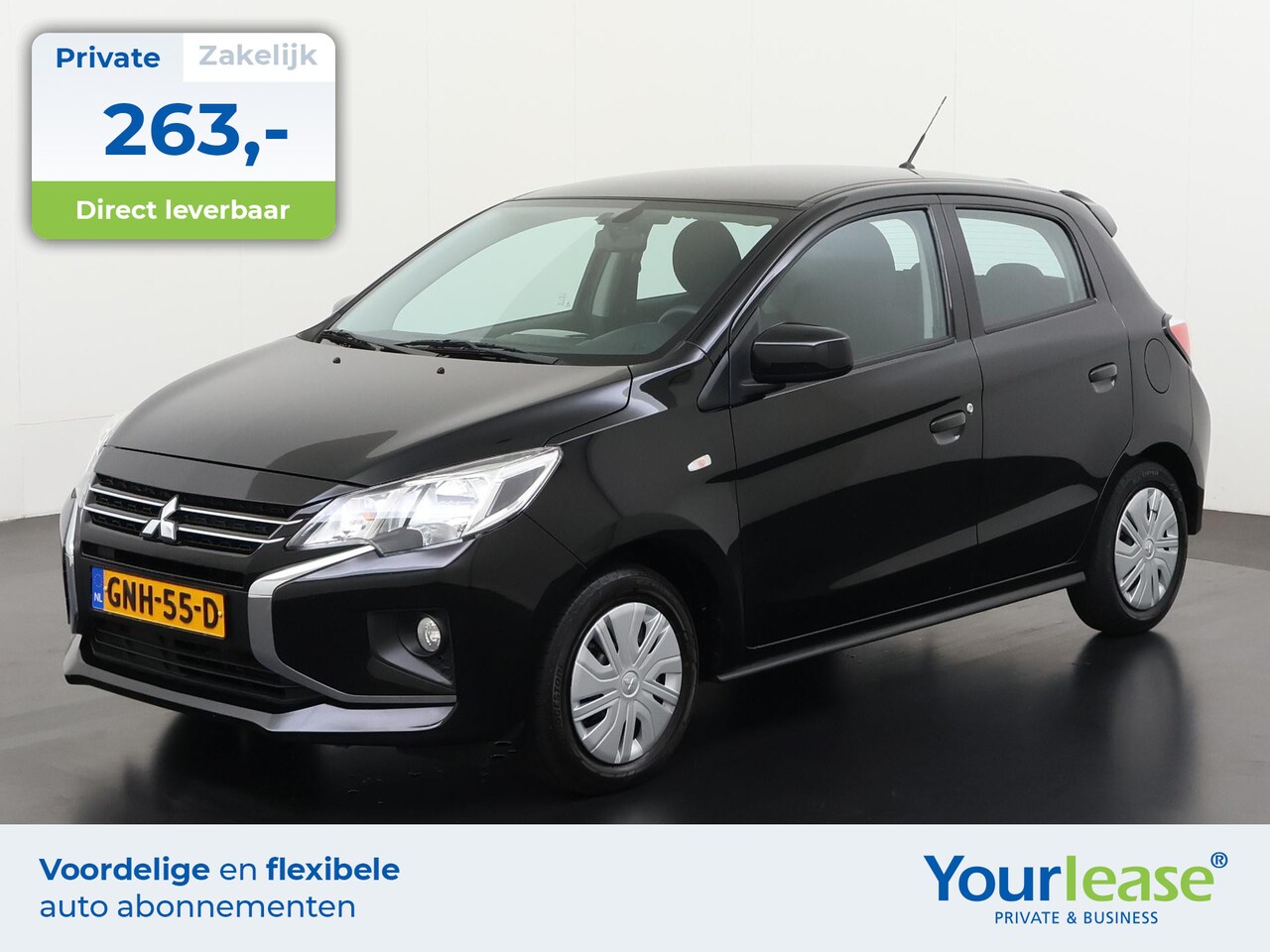 Mitsubishi Space Star - 1.2 Active | All-in 263,- Private Lease | Direct uit voorraad - AutoWereld.nl