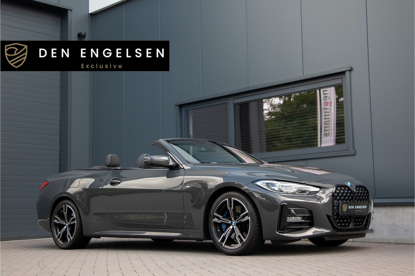 BMW 4-serie Cabrio - 430i M-Sport 245PK | Dravitgrau | Memory | Leder | Cruise Control | Led | Sfeerverlichting - AutoWereld.nl