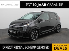 Kia Picanto - 1.0 DPI GT-Line Automaat | Leder | Stoelverwarming | Open Dak | Keyless | Camera | Navi |