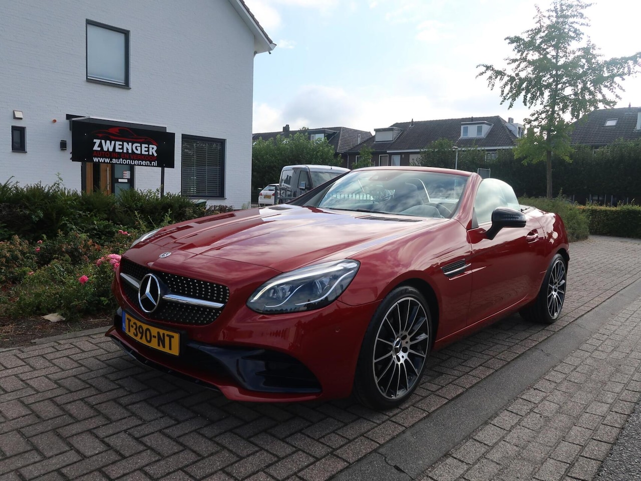 Mercedes-Benz SLC - 200 Aut AMG-NIGHT|PANORAMADAK|CAMERA|AIRSCARF|PDC|LED|DEALER ONDERHOUDEN|ZEER MOOI - AutoWereld.nl