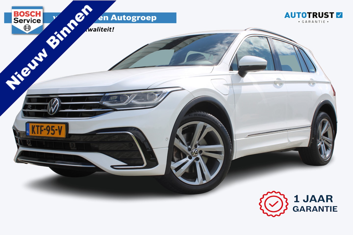Volkswagen Tiguan - 1.4 TSI eHybrid R-Line Business+ | Incl. 12 maanden garantie | SOH 92% | Stoel/stuurverwar - AutoWereld.nl