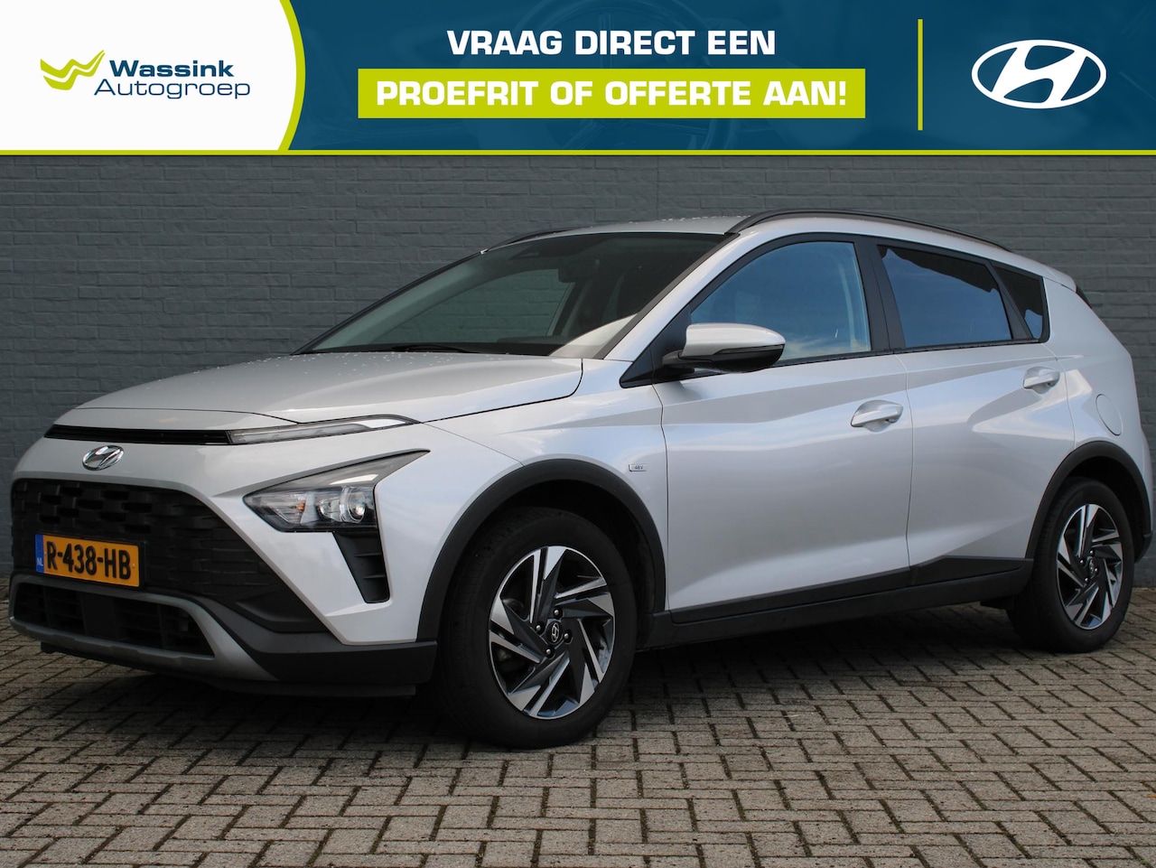 Hyundai Bayon - 1.0 T-GDI Comfort Smart | Lane Keep Assist | Airco | Lichtmetalen Velgen | Navigatie - AutoWereld.nl