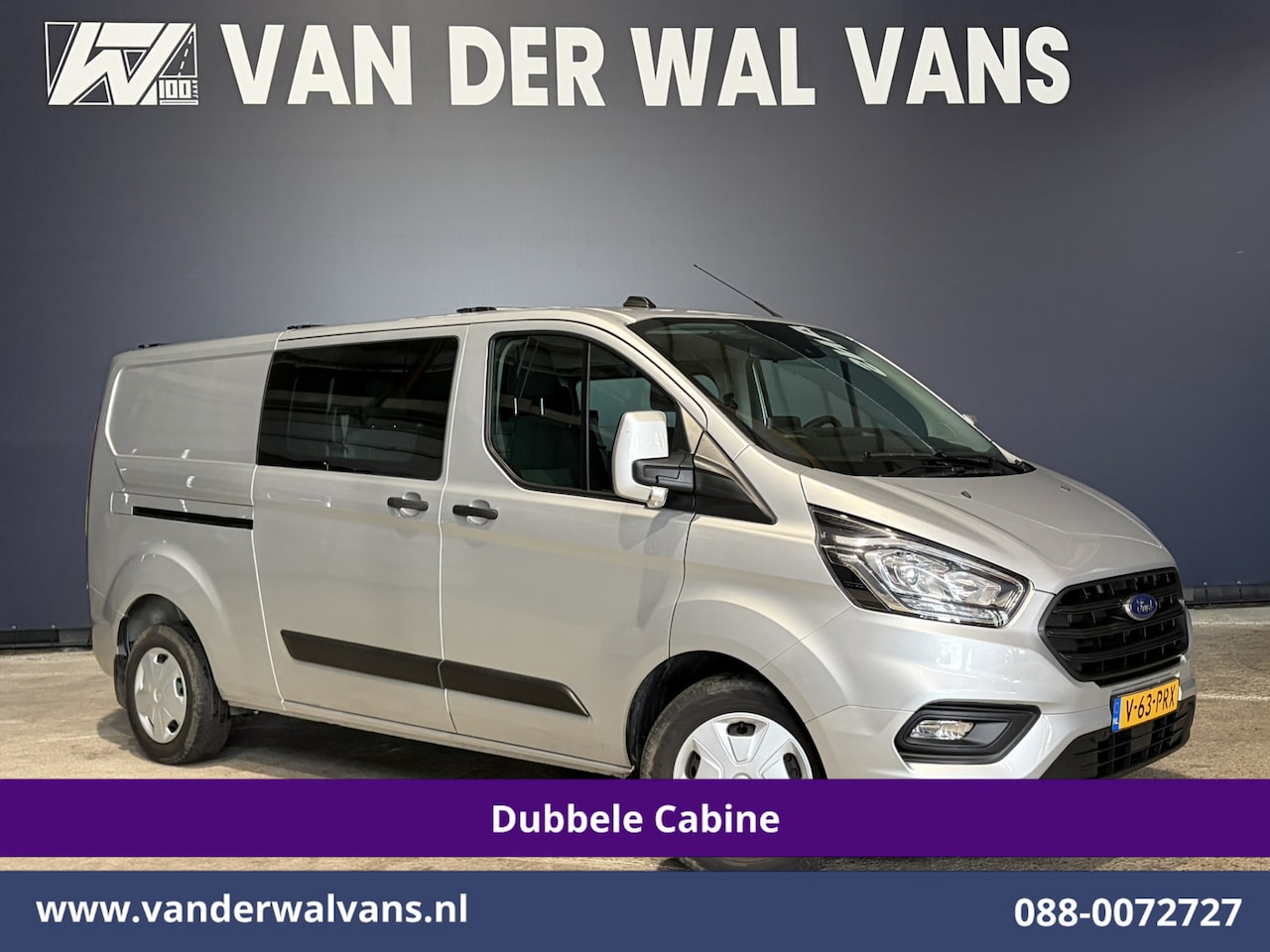 Ford Transit Custom - 2.0 TDCI 131pk L2H1 Dubbele Cabine Euro6 Airco | 5-Zits | Camera | Apple Carplay | LED | 2 - AutoWereld.nl