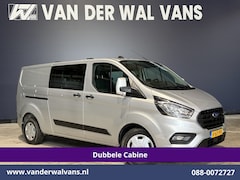 Ford Transit Custom - 2.0 TDCI 131pk L2H1 Dubbele Cabine Euro6 Airco | 5-Zits | Camera | Apple Carplay | LED | 2