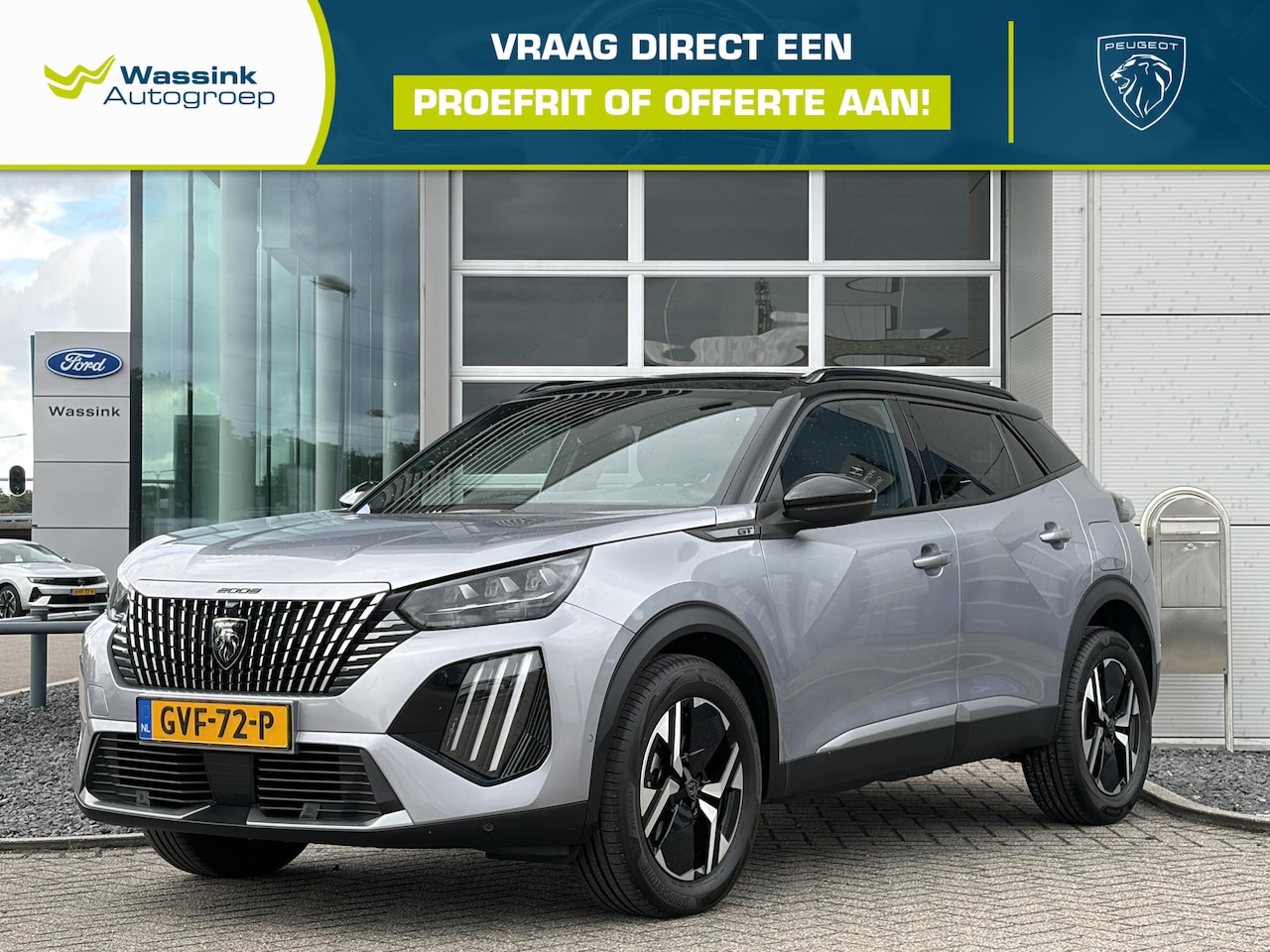 Peugeot 2008 - 1.2 Hybrid 136 GT | Achteruitrijcamera | Navigatie I DAB radio | - AutoWereld.nl