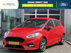 Ford Fiesta - 1.0 EcoBoost ST-Line Navi by App | Parkeersensoren achter | Carplay | Airconditioning | Cr