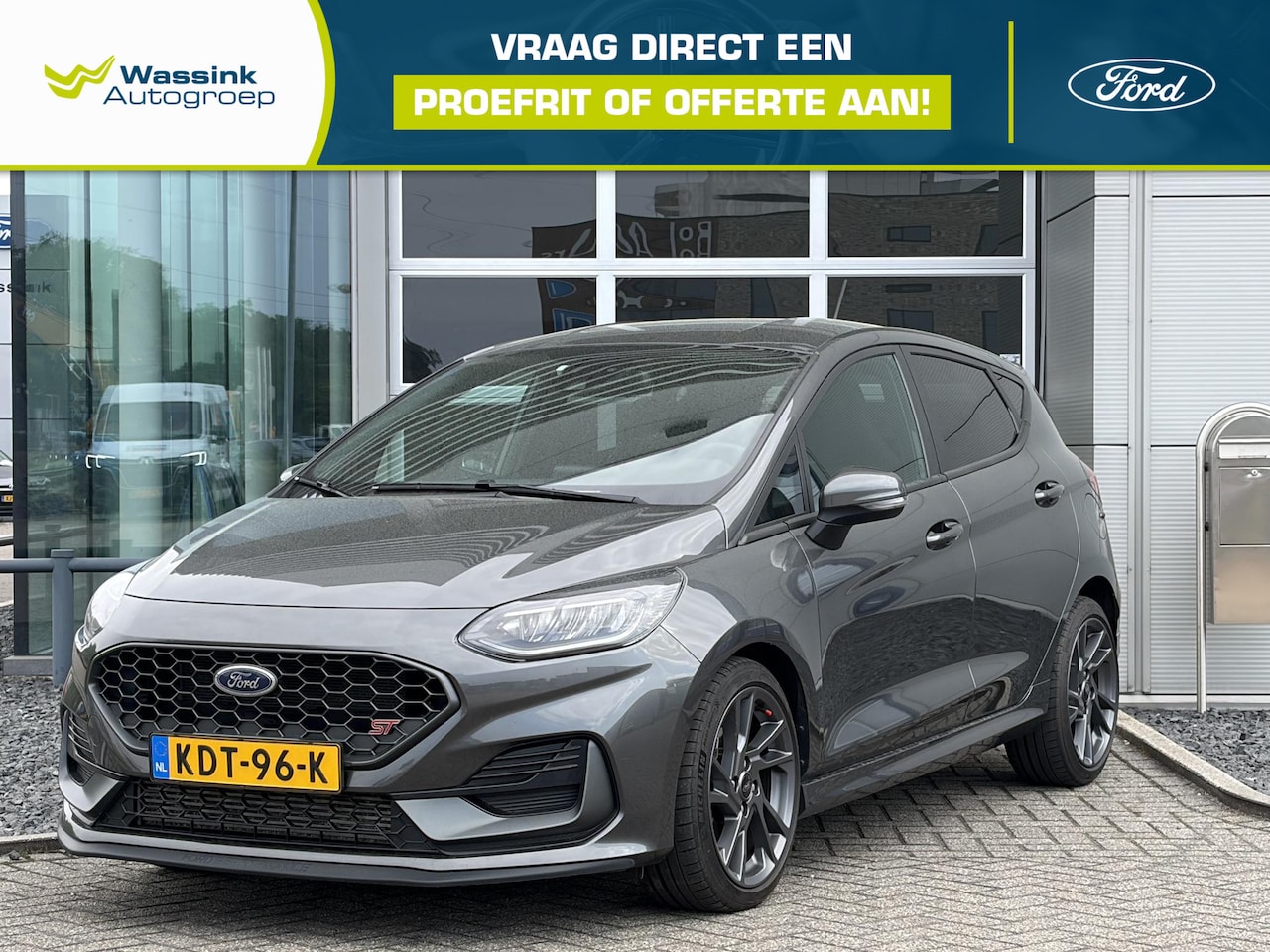 Ford Fiesta - 1.5 EcoBoost 200pk ST-X Schaal Stoelen | Volledig onderhoud | Stoel-Stuur-Voorruit Verwarm - AutoWereld.nl