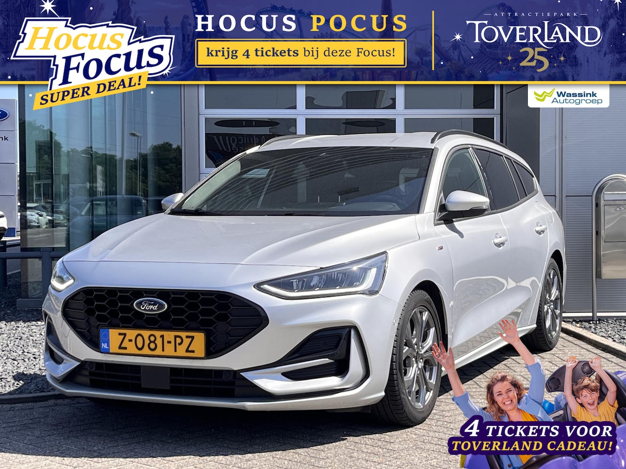 Ford Focus Wagon - 1.0 EcoBoost Hybrid ST Line | Hocus Focus Actie | Navigatie | Camera | Parkeersensoren | C - AutoWereld.nl