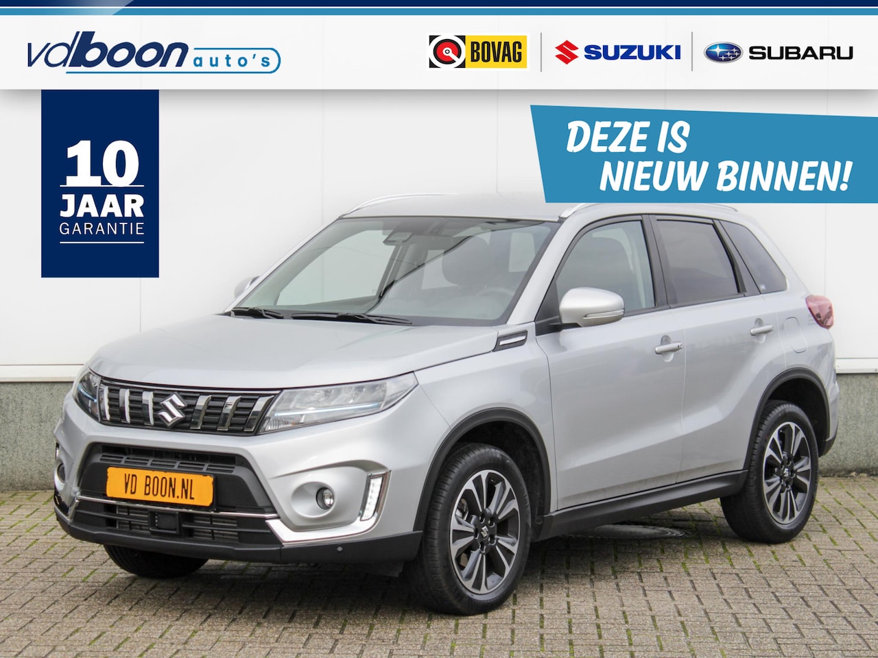 Suzuki Vitara - 1.5 Hybrid Style AllGrip Automaat | Navi | Adap. Cruise | Camera | Schuifdak - AutoWereld.nl