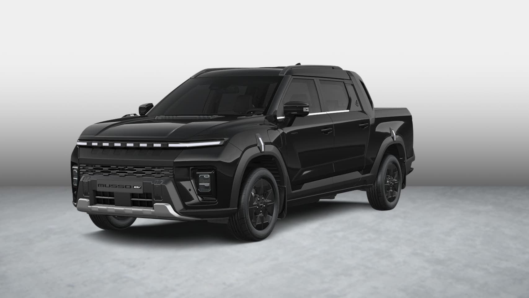 KGM Musso EV - Blackline / Snel leverbaar / 100% Elektrische pick-up / Dubbele cabine / Luxe uitvoering - AutoWereld.nl