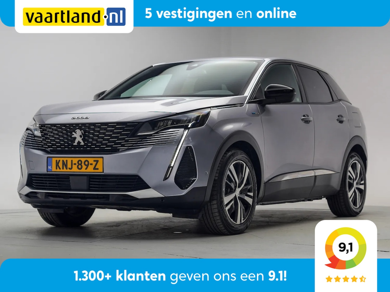 Peugeot 3008 - 1.6 HYbrid 225pk Allure Aut.[ Clima / ECC Navi Apple / Android Camera ] - AutoWereld.nl
