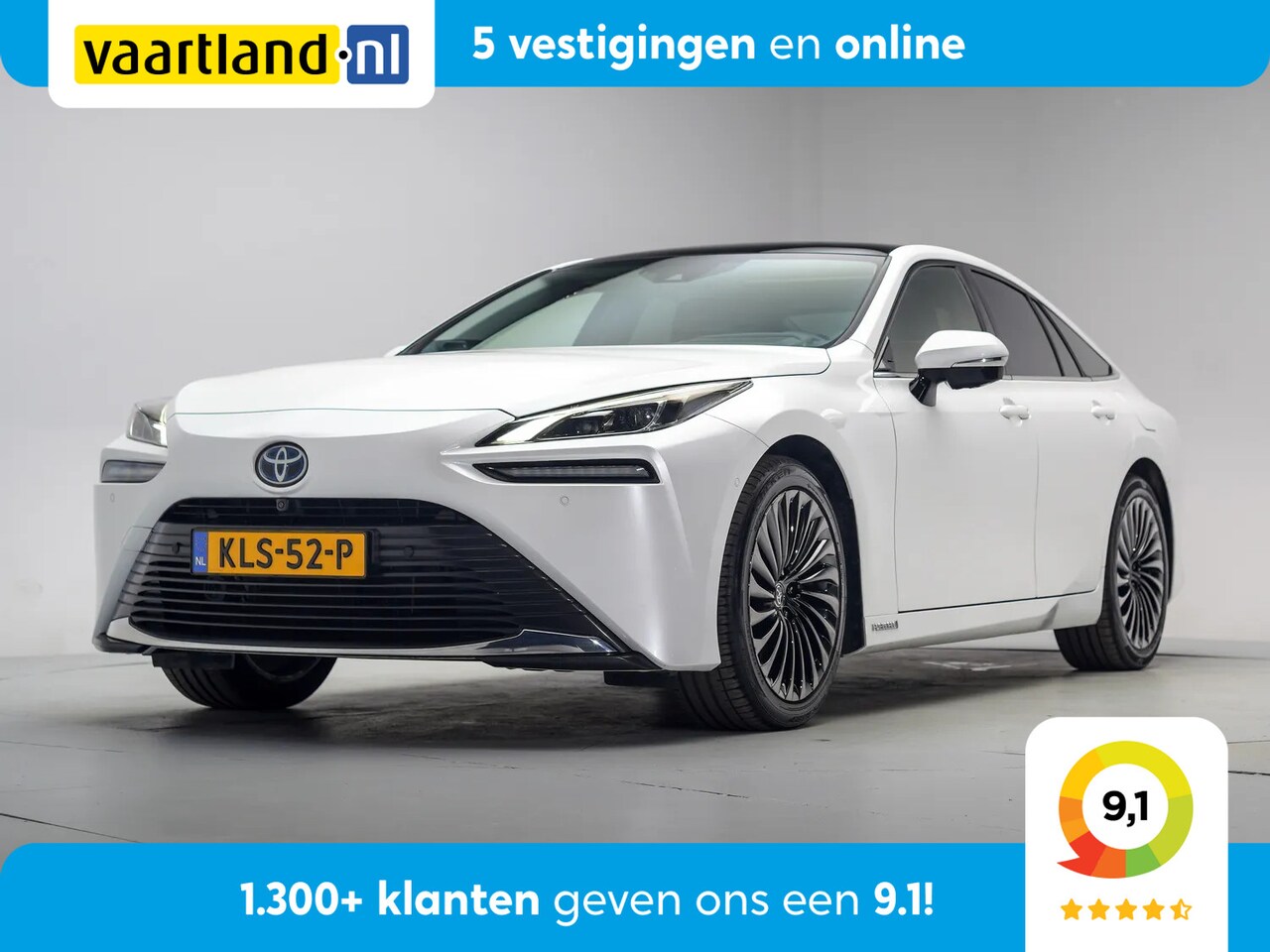 Toyota Mirai - Launch Edition [ Panorama Leder Adapt.cruise Stoelverwarming ] - AutoWereld.nl