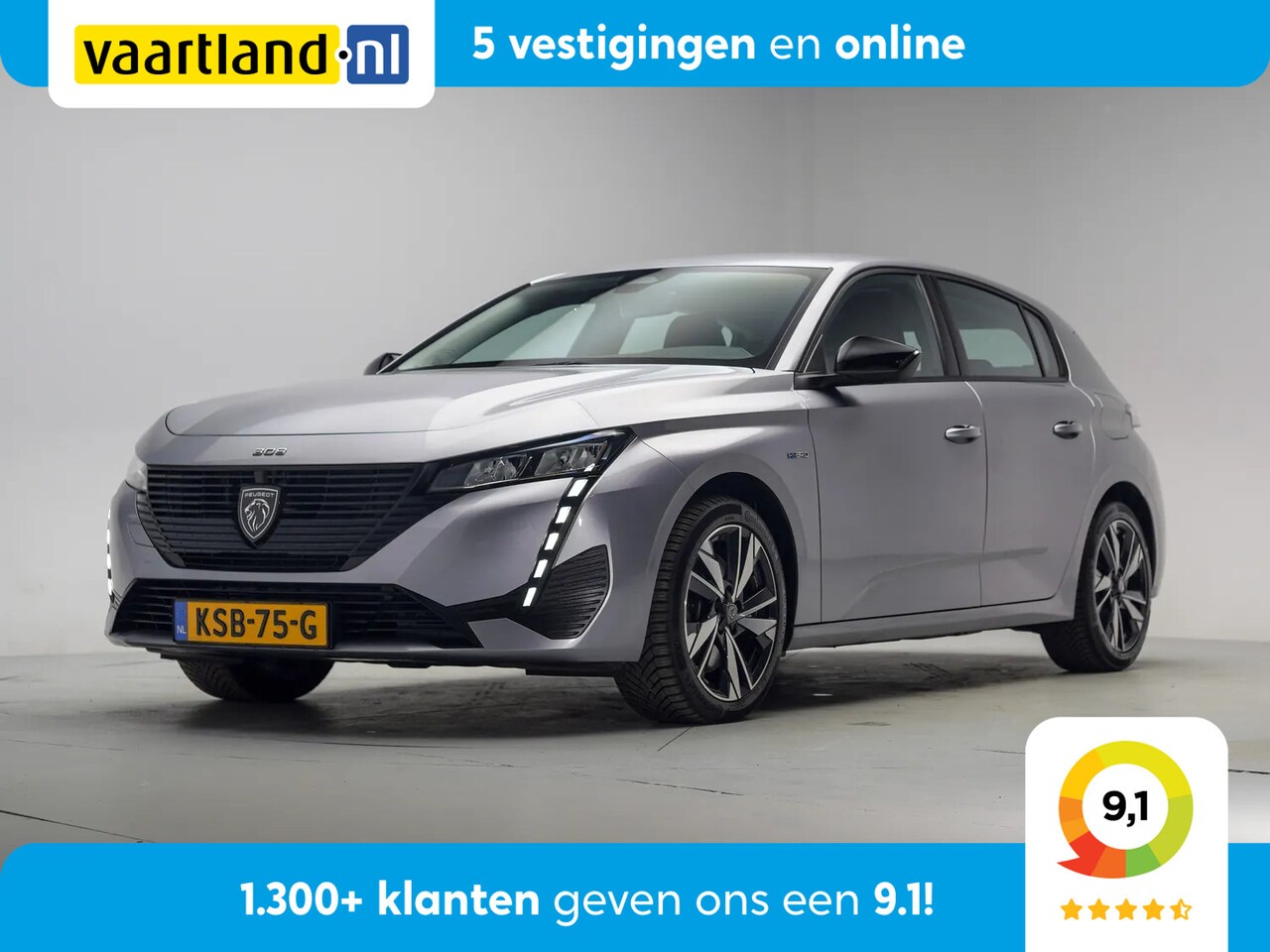 Peugeot 308 - 1.6 Plug-in Hybrid Active Pack 180 Aut. [ Navigatie Apple / Android Camera cruise ] - AutoWereld.nl