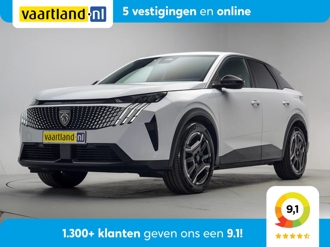 Peugeot e-3008 - Allure 73 kWh 3-Fase [ Navi Keyless Apple / Android Full Led Carplay ] - AutoWereld.nl