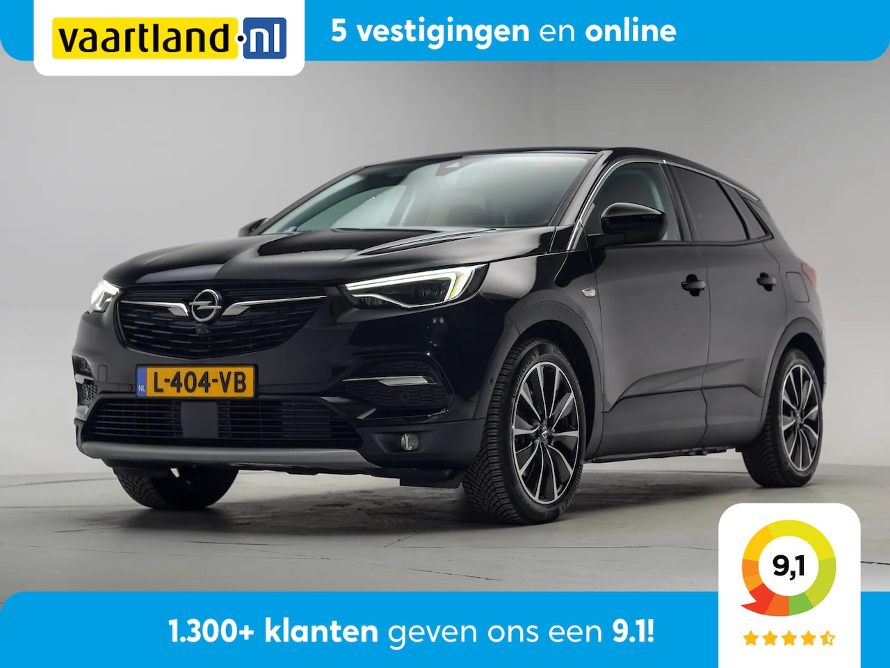 Opel Grandland X - 1.6 Turbo 225PK Hybrid Elegance Aut. [ Navi Leder Apple / Android Stoelverwarming ] - AutoWereld.nl