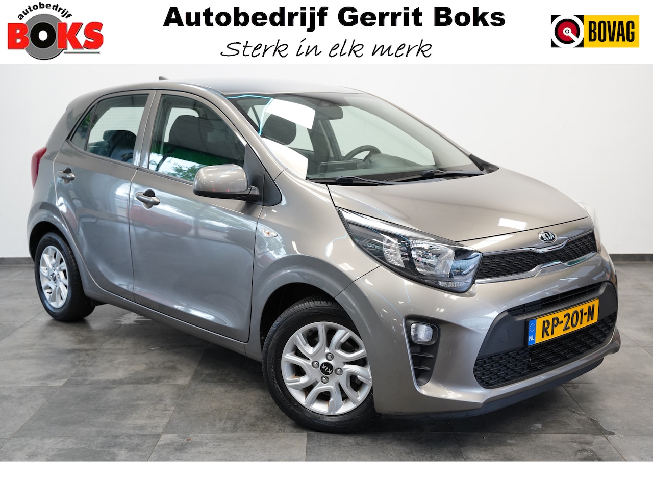 Kia Picanto - 1.0 CVVT ComfortPlusLine Navigator Achteruitrijcamera Carplay PDC NAP! - AutoWereld.nl