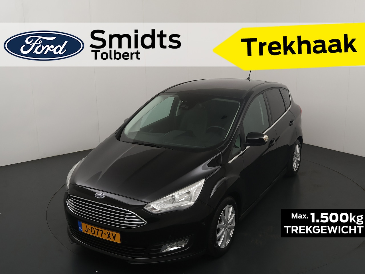 Ford C-Max - 150PK Titanium | AUTOMAAT | Trekhaak | Park assist + AR Camera | Pano | Clima | Cruise | K - AutoWereld.nl