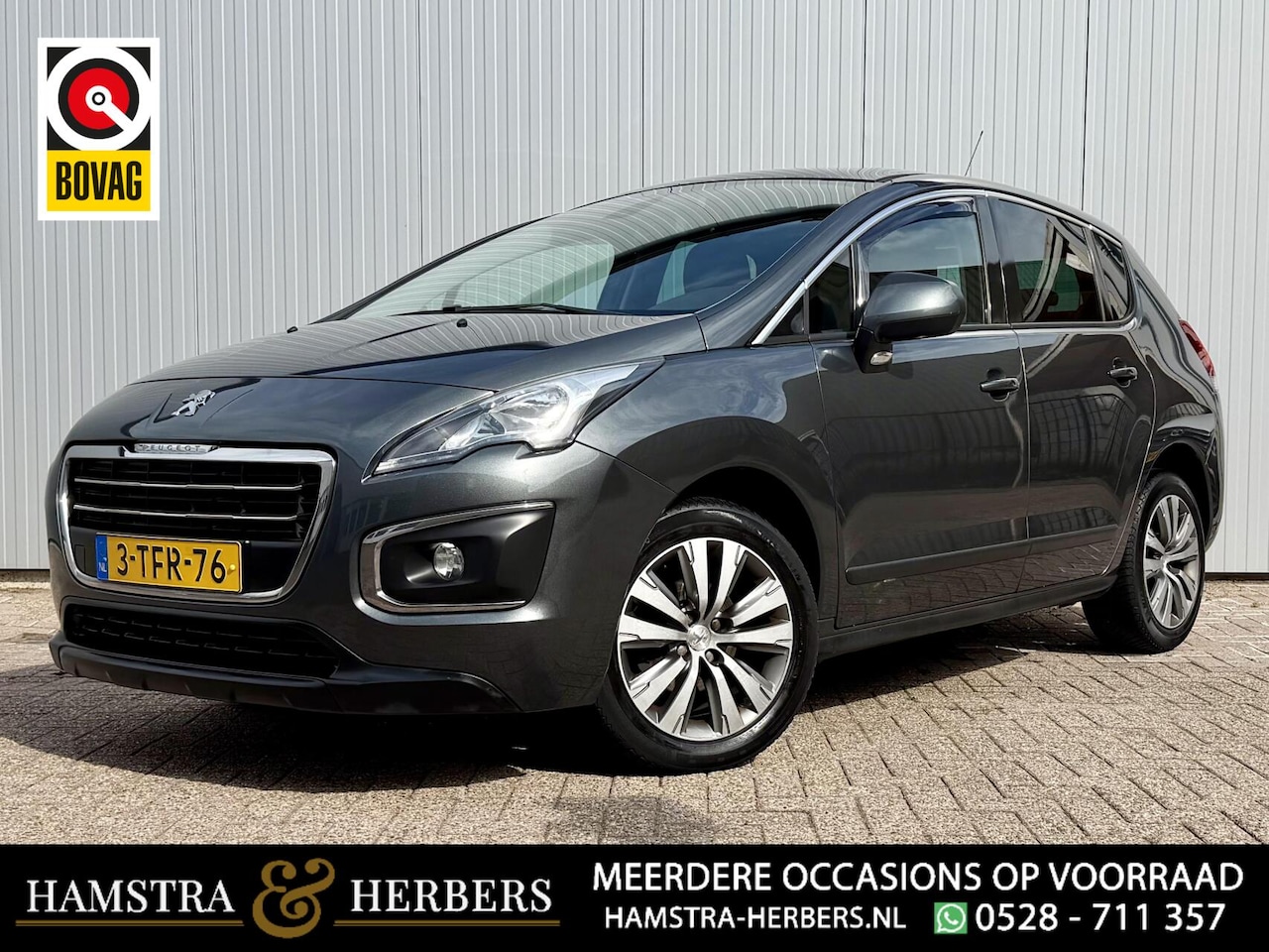 Peugeot 3008 - 1.6 VTi Active panoramadak antraciet - AutoWereld.nl