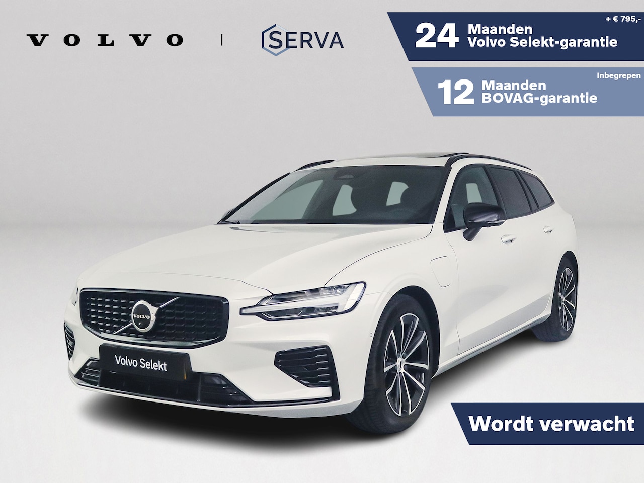Volvo V60 - T8 Plug-in hybrid AWD Plus Dark | Panoramadak | 360° camera | Head-up display | Harman Kar - AutoWereld.nl