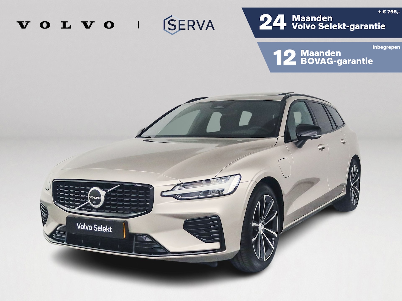 Volvo V60 - T8 Plug-in hybrid AWD Plus Dark | Panoramadak | 360° camera | Head-up display | Harman Kar - AutoWereld.nl