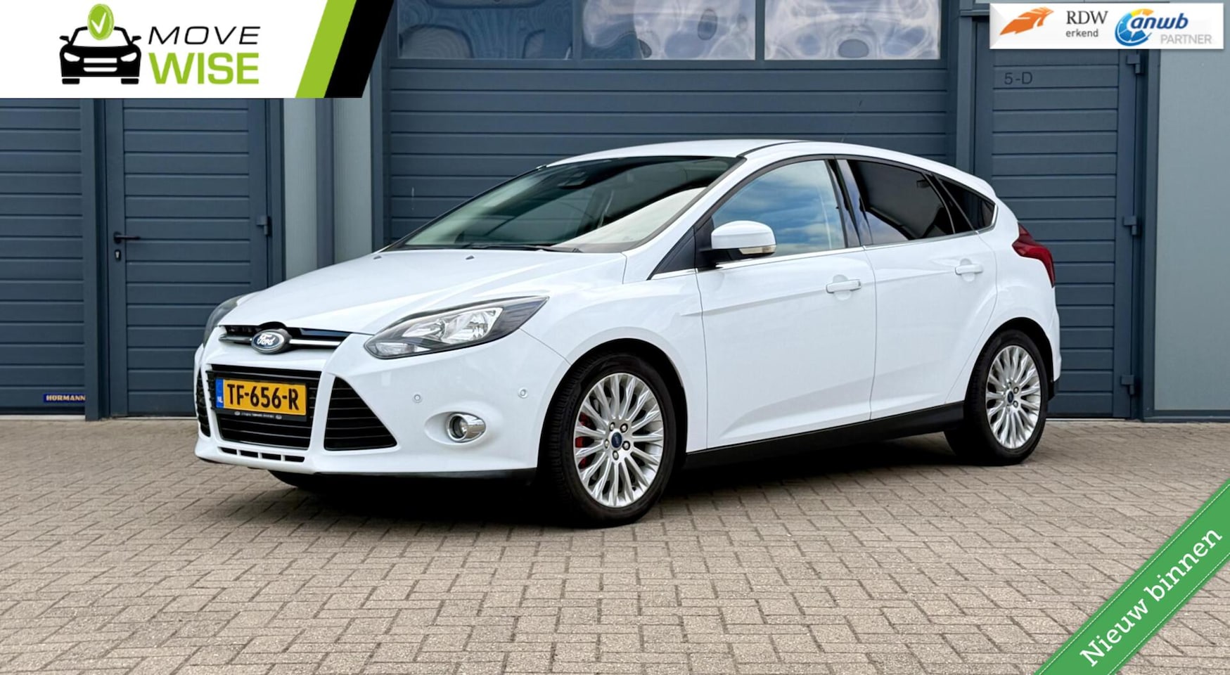 Ford Focus - 1.0 -125pk Titanium | REVISIE MOTOR ! | 5 Deurs | Adptv. Cruise | Zeer Net | Sportline | - AutoWereld.nl