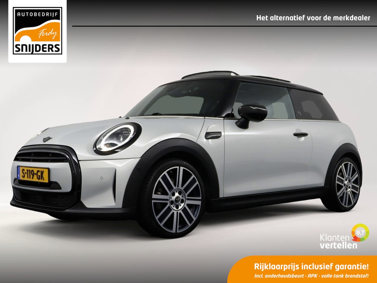 MINI Cooper - 1.5 YOURS Edition | Pano | Leer | NAVI | DAB+ | LED | Head-Up - RIJKLAAR + BOVAG GARANTIE - AutoWereld.nl