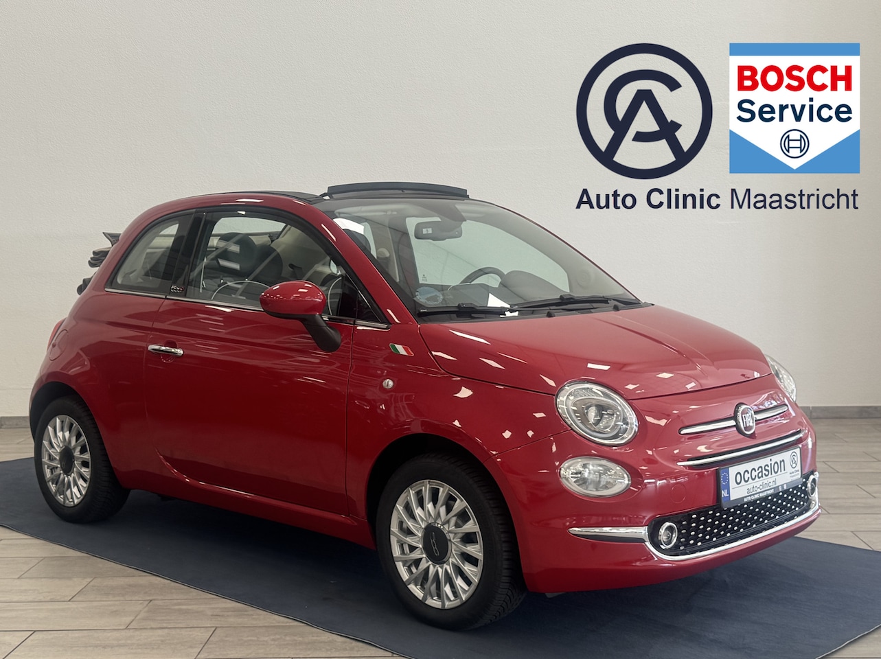 Fiat 500 - 1.2 LOUNGE / CABRIO / 4-CILINDER / FACELIFT / AIRCO / - AutoWereld.nl