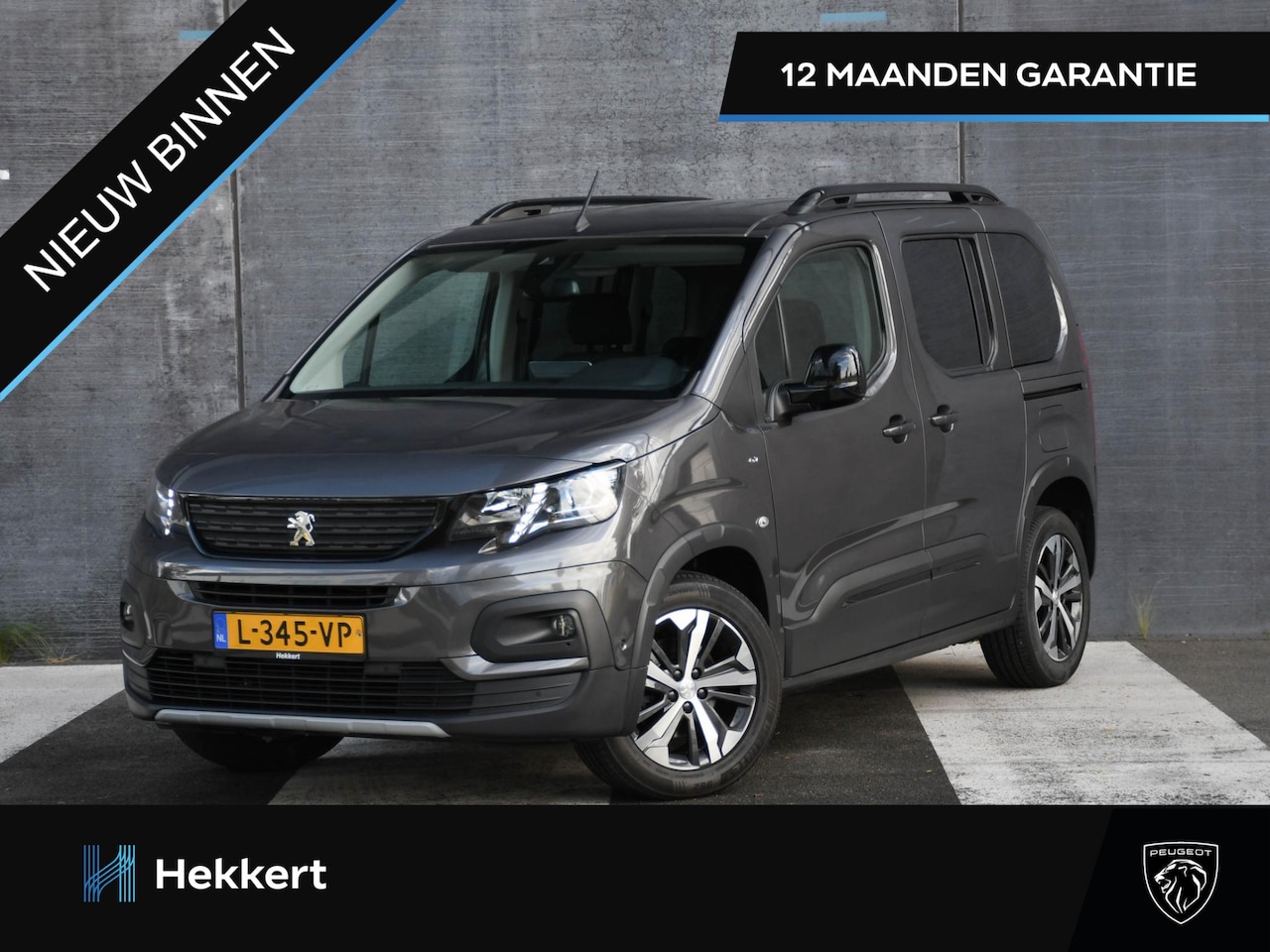 Peugeot Rifter - GT 1.2 Puretech 130pk Automaat NAVI | 17''LM | DODE HOEK | APPLE CARPLAY | CLIMA | CRUISE - AutoWereld.nl