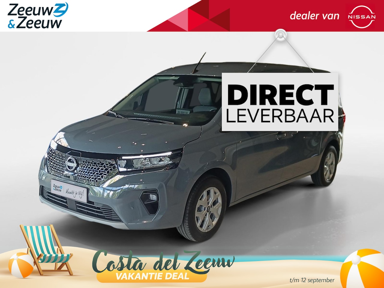 Nissan Townstar Evalia - N-Connecta L2 45 kWh | €10.000,- registratie voordeel| 7-zitter| 5 jaar fabrieksgarantie | - AutoWereld.nl