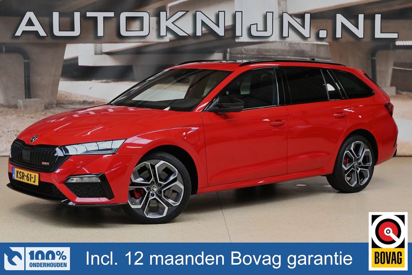 Skoda Octavia Combi - 1.4 TSI RS iV PHEV Business | Pano | Elektr stoelen | HUD | 100% (Dealer) onderhouden labe - AutoWereld.nl