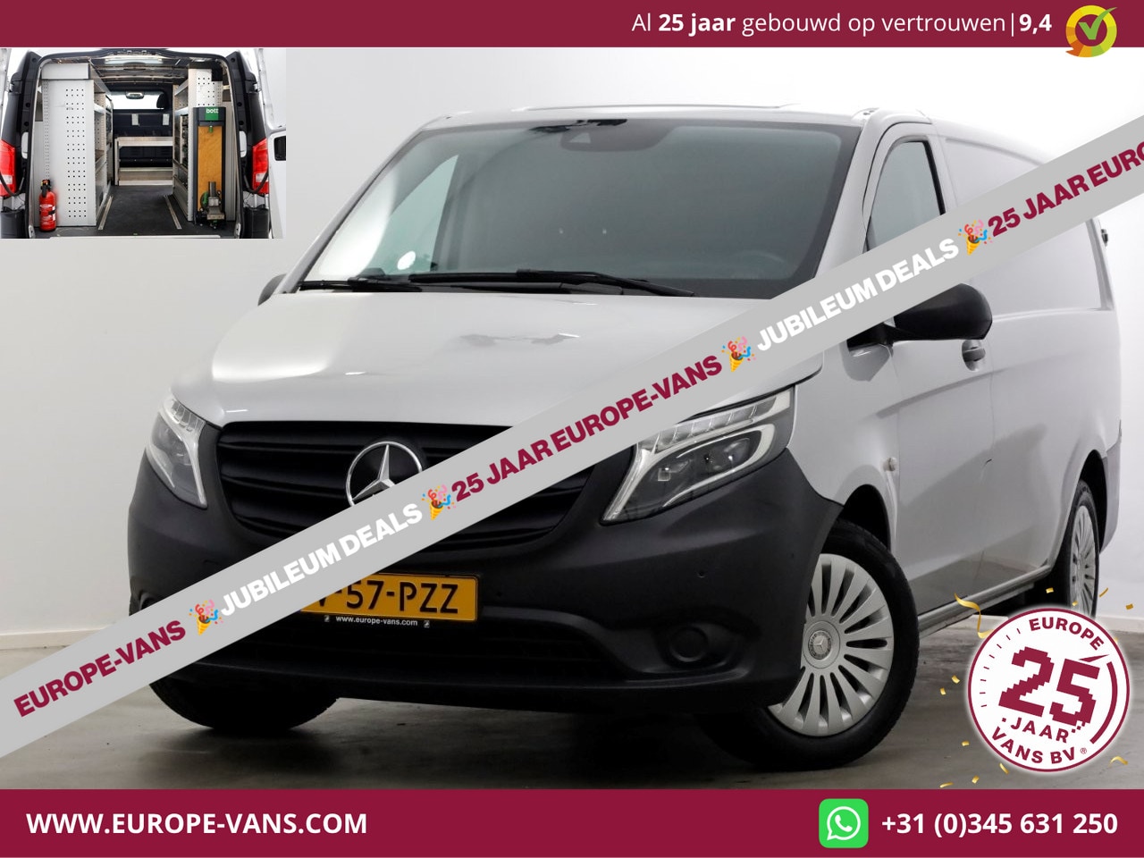 Mercedes-Benz Vito - 114 CDI Lang 9G Automaat LED/Inrichting/Navi/Camera 02-2022 - AutoWereld.nl