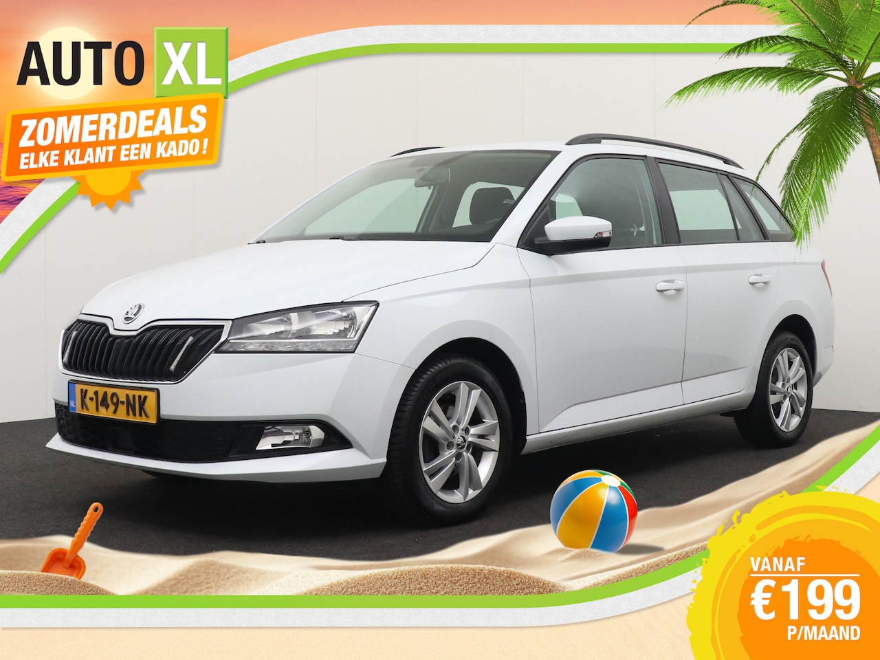Skoda Fabia Combi - 1.0 96 PK TSI Business Carplay Adapt.Cruise Park.sens - AutoWereld.nl