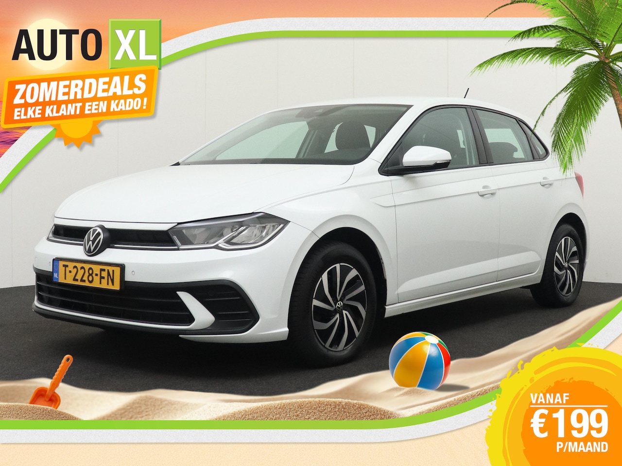 Volkswagen Polo - 1.0 96 PK TSI Business Climate Navi Stoelverw. Park.sens V/A - AutoWereld.nl