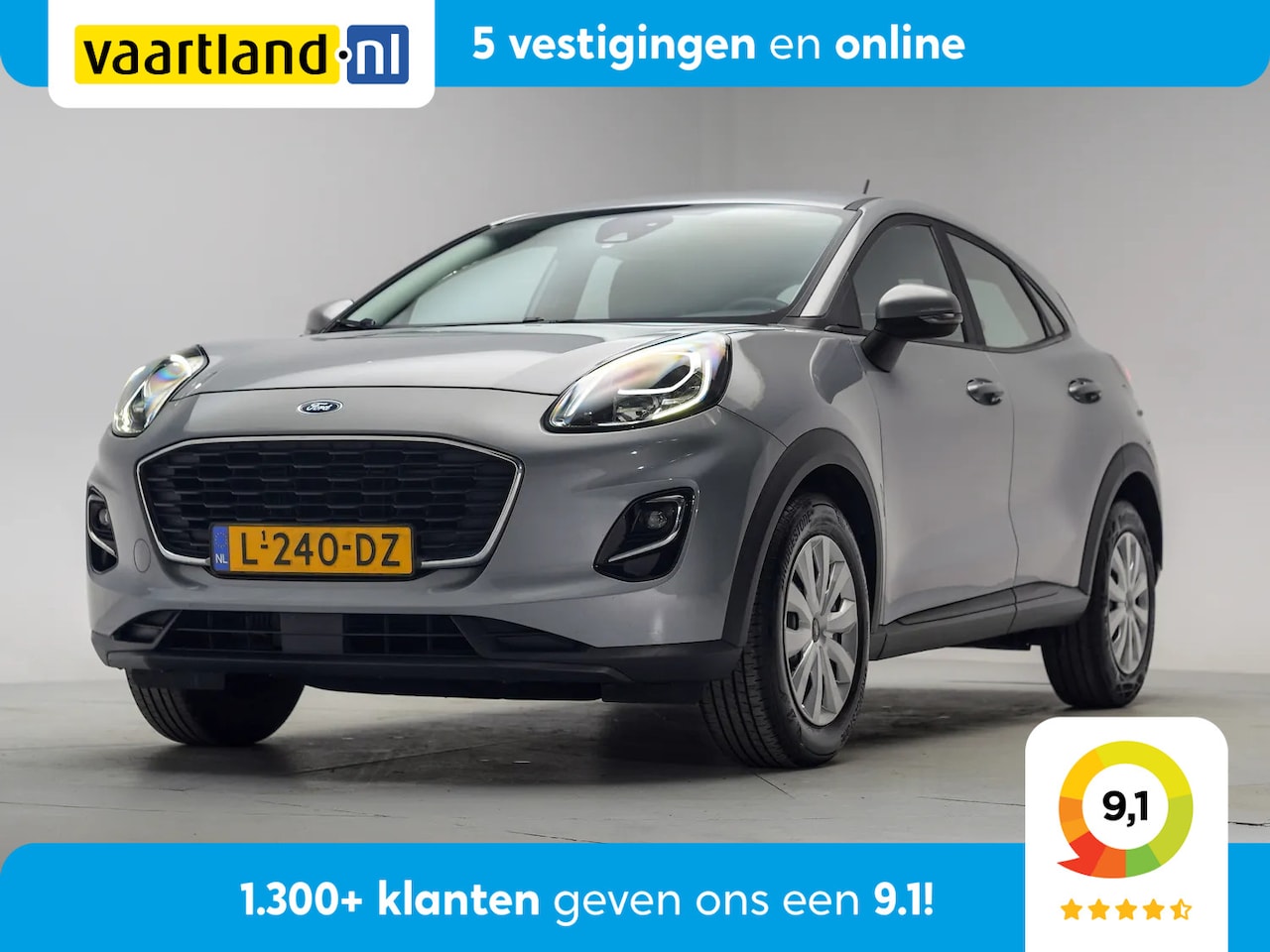Ford Puma - PUMA 1.0 EcoBoost Connected [ Carplay Cruise Airco Led ] - AutoWereld.nl