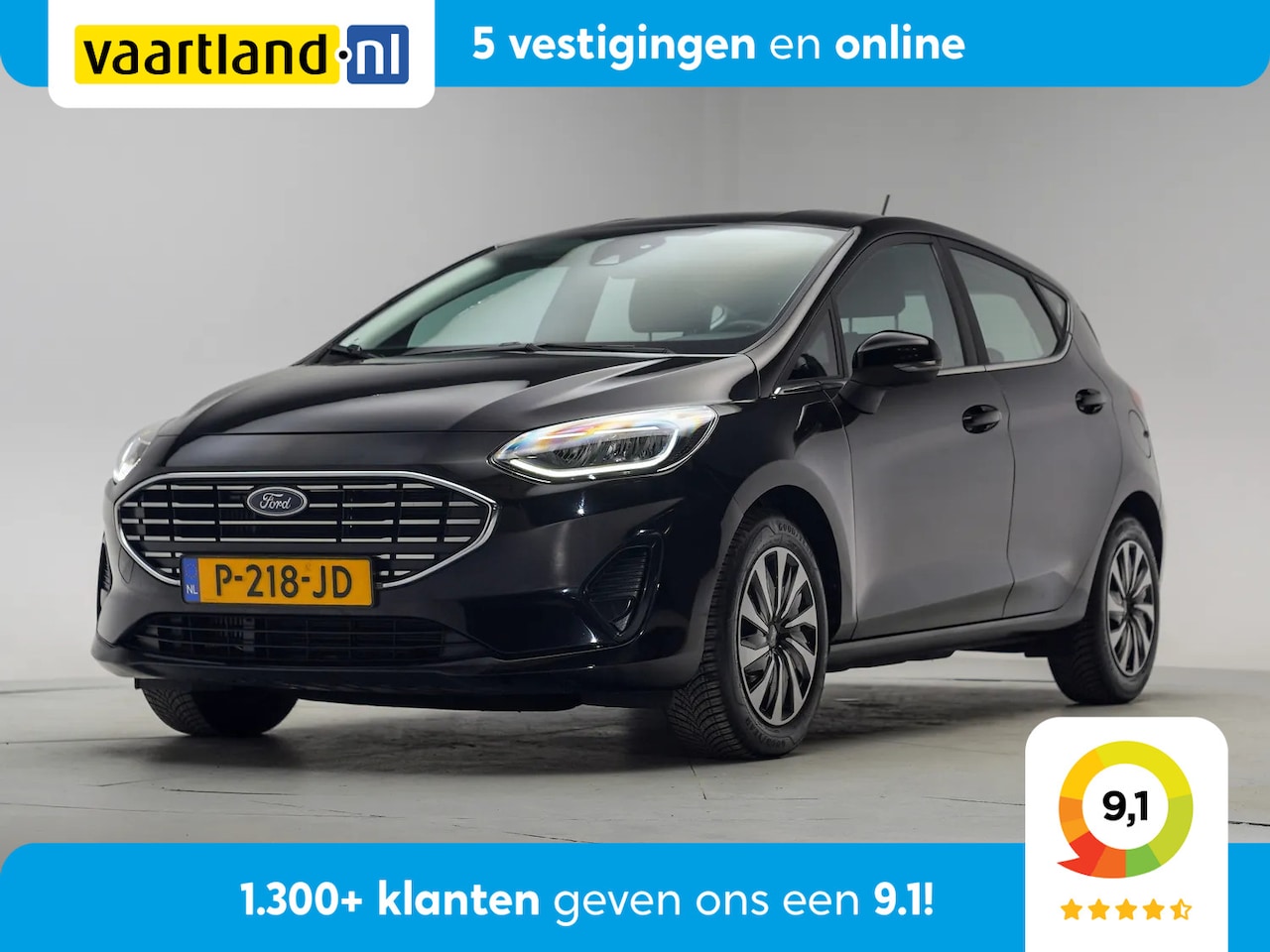 Ford Fiesta - 1.0 EcoBoost Hybrid 125pk Titanium [ Navi PDC Apple/Android Airco ] - AutoWereld.nl