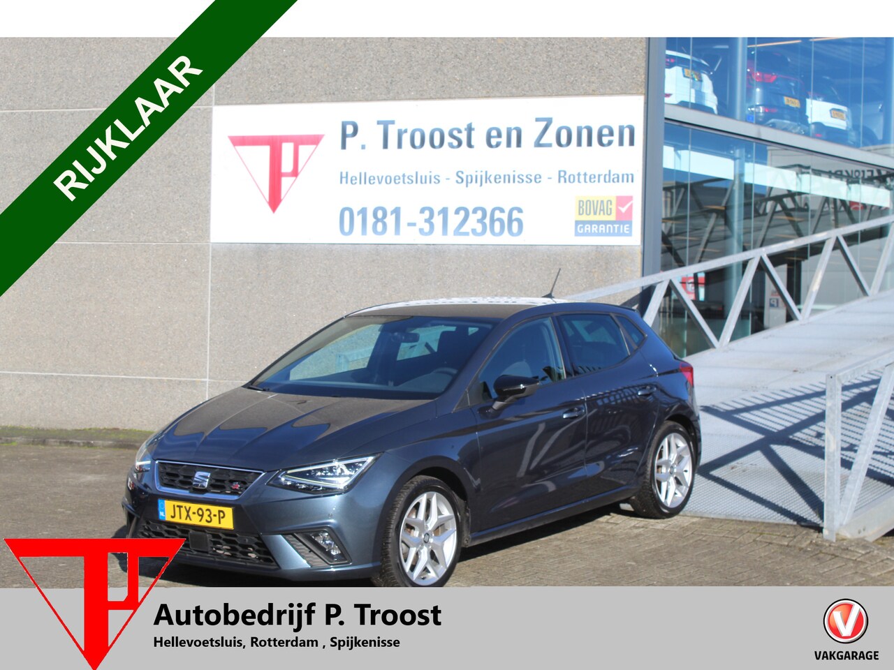 SEAT Ibiza - 1.0 TSI FR Apple carplay/Stoelverwarming/Climate controle/Led dagrijverlichting/Licht meta - AutoWereld.nl