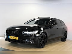 Volvo V60 - 2.0 T6 Recharge AWD R-Design | Black Edition | Schuif- kanteldak | Elektrische trekhaak |