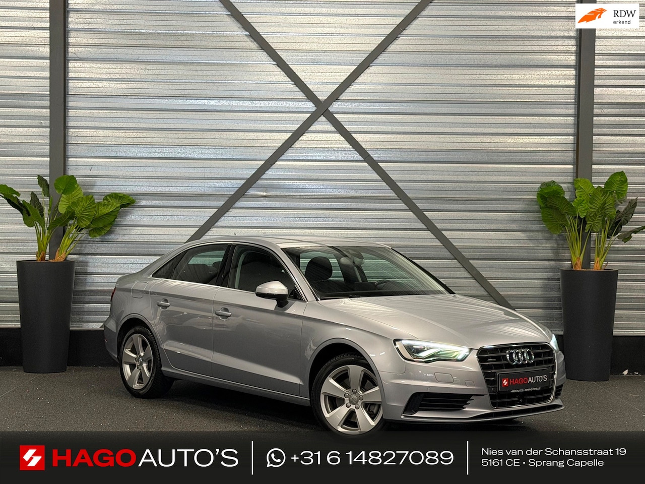 Audi A3 Limousine - 1.8 TFSI quattro Ambiente 180-PK!/S-TRONIC/LED/NAVI/CRUISE/CAMERA/LANE-ASSIST/12-MND-GARAN - AutoWereld.nl