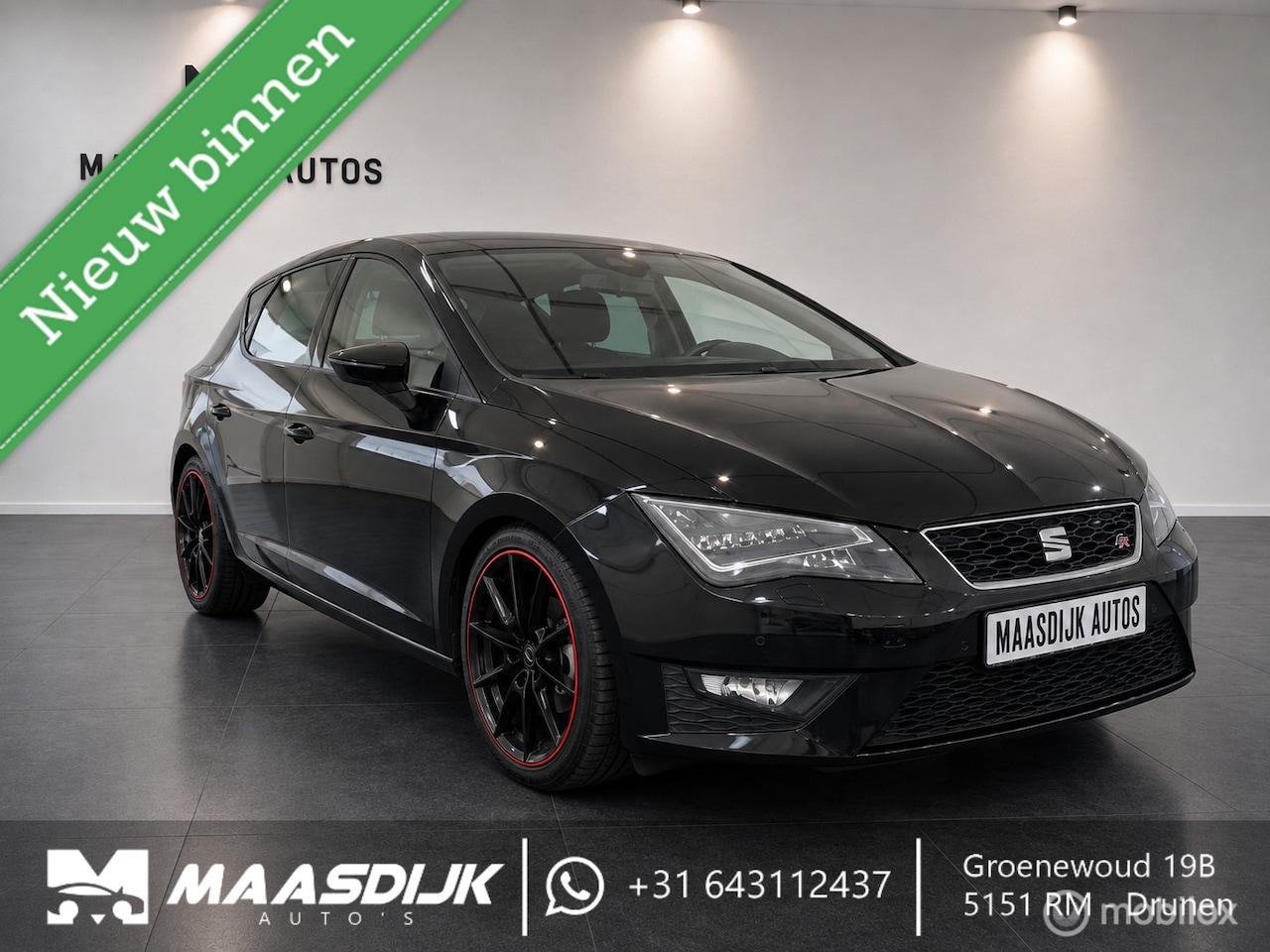 SEAT Leon - 1.8 TSI FR PANO PDC CAMERA CARPLAY SEAT SOUND - AutoWereld.nl