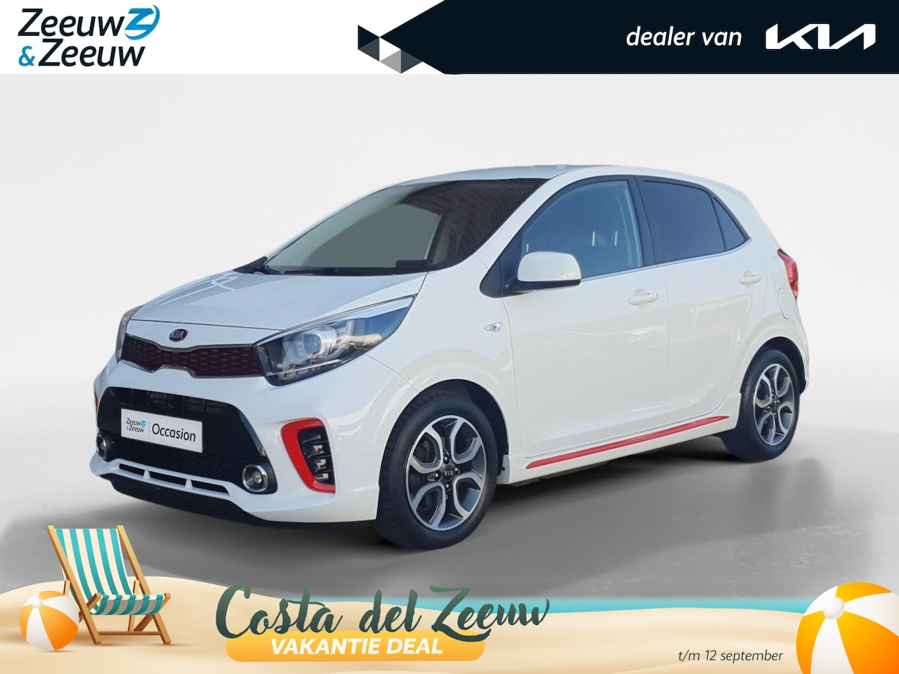 Kia Picanto - 1.0 MPi GT-Line Edition | Navigatie | Camera | Airco | Cruise control | Getinte ramen acht - AutoWereld.nl