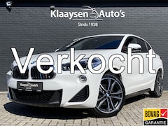 BMW X2 - sDrive18i High Executive M-Sport | dealer onderh. | leer/stof interieur | panoramadak | na