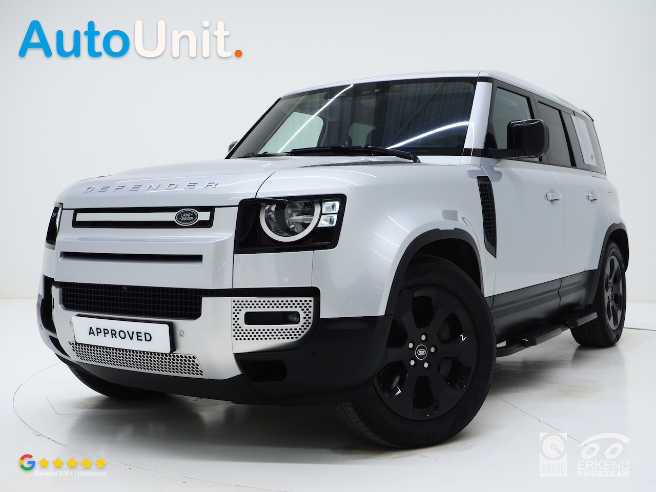 Land Rover Defender 110 - 2.0 P400e 110 | Panoramadak | Honeycomb Leder | Trekhaak | Sidesteps | 360 | Meridian | Ke - AutoWereld.nl