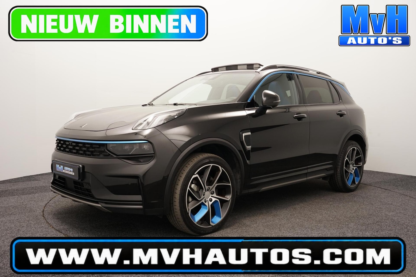 Lynk & Co 01 - 1.5 PHEV|ZWARTE.HEMEL|360ºCAM|PANO|262PK - AutoWereld.nl