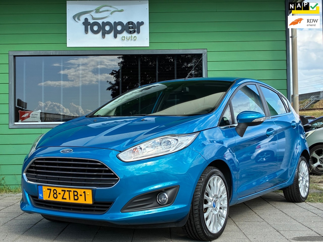 Ford Fiesta - 1.0 EcoBoost Titanium|1e Eigenaar|D-riem v.v.|Climatronic|CruiseControl|PDC| - AutoWereld.nl