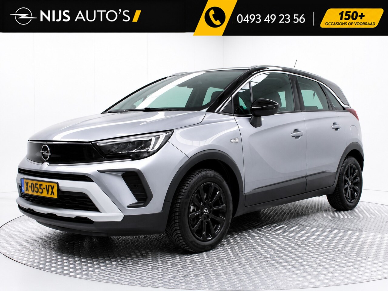 Opel Crossland - 1.2 Turbo Elegance 130 pk | climate control | pdc v/a + camera | navi fullmap | carplay | - AutoWereld.nl