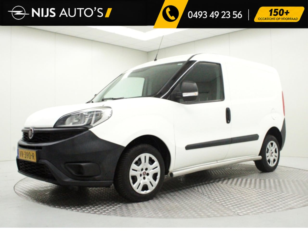Fiat Doblò Cargo - 1.3 MJ L1H1 | Excl. BTW | Business Pack | Airco | Elektrische Ramen | Bluetooth Telefoon - AutoWereld.nl