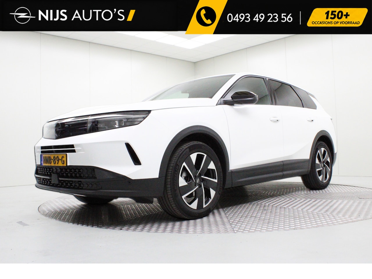 Opel Grandland - 1.2 Turbo Hybrid GS | Adapt. Cruise | Head-Up Display | voorstoel(en) ergonomisch | Camera - AutoWereld.nl