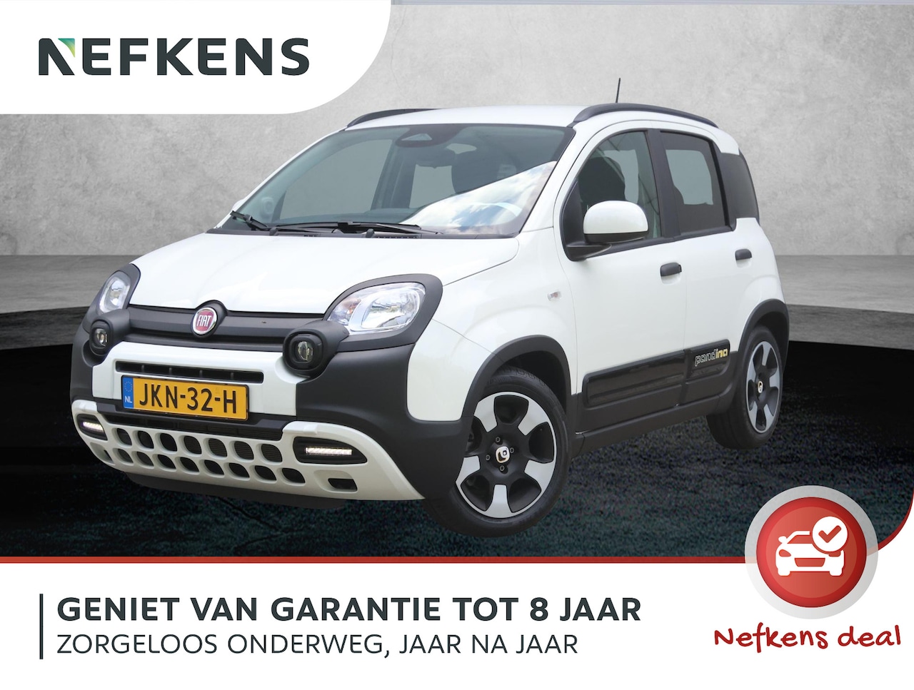 Fiat Panda - 1.0 Hybrid Pandina | AppleCarplay/AndroidAuto | Parkeersensoren Achter | Cruise Control | - AutoWereld.nl