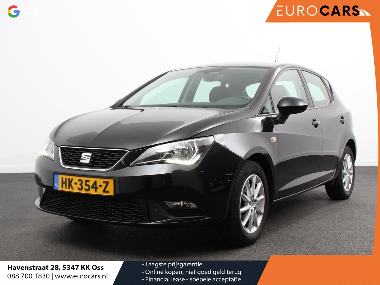 SEAT Ibiza - 1.0 EcoTSI Style Connect Navigatie DMV Apple / Android auto Parkeer sensoren achter Airco - AutoWereld.nl