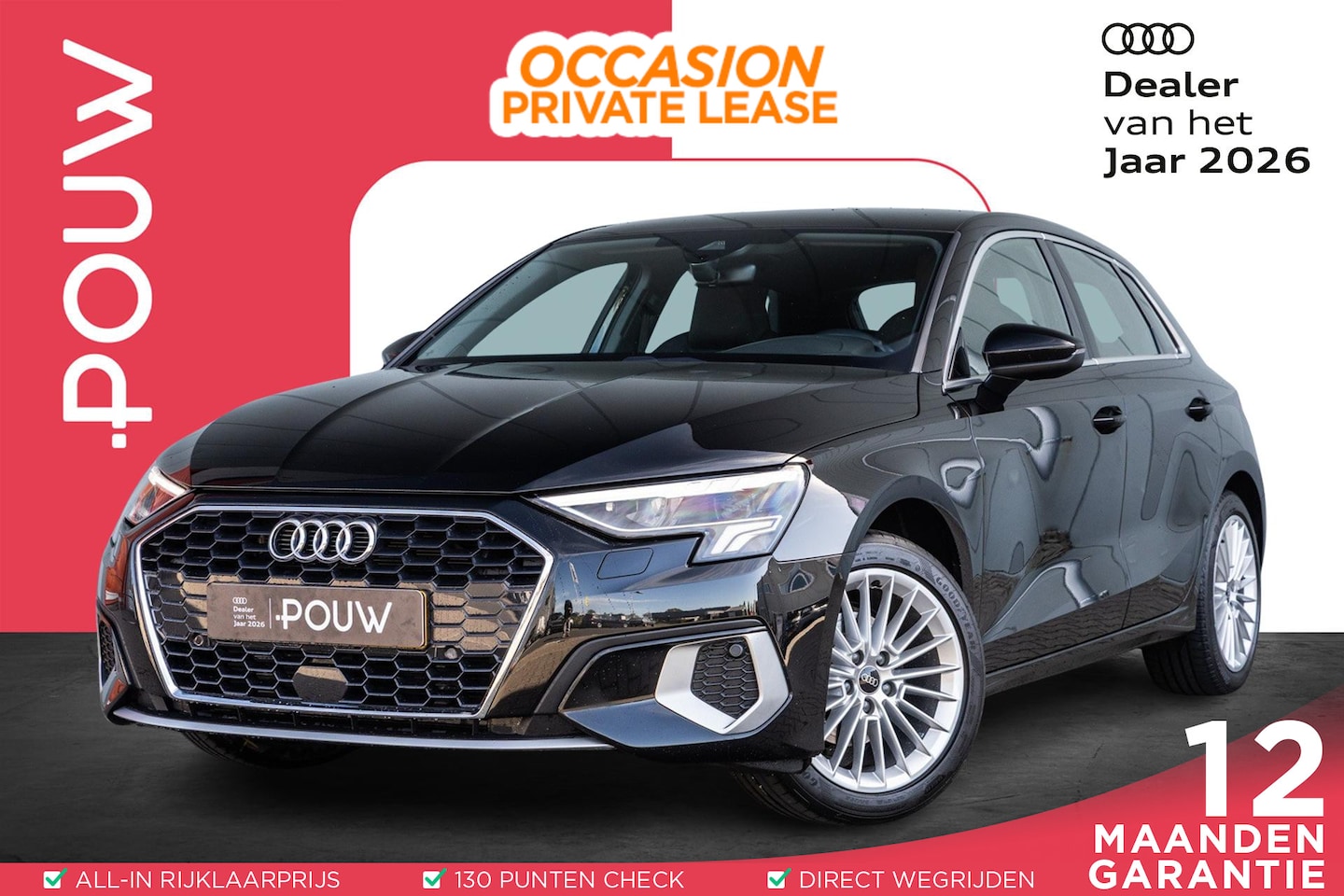 Audi A3 Sportback - 30 TFSI 110pk S-tronic Advanced Edition | Sportstoelen | Navigatie | Full LED | Smartphone - AutoWereld.nl